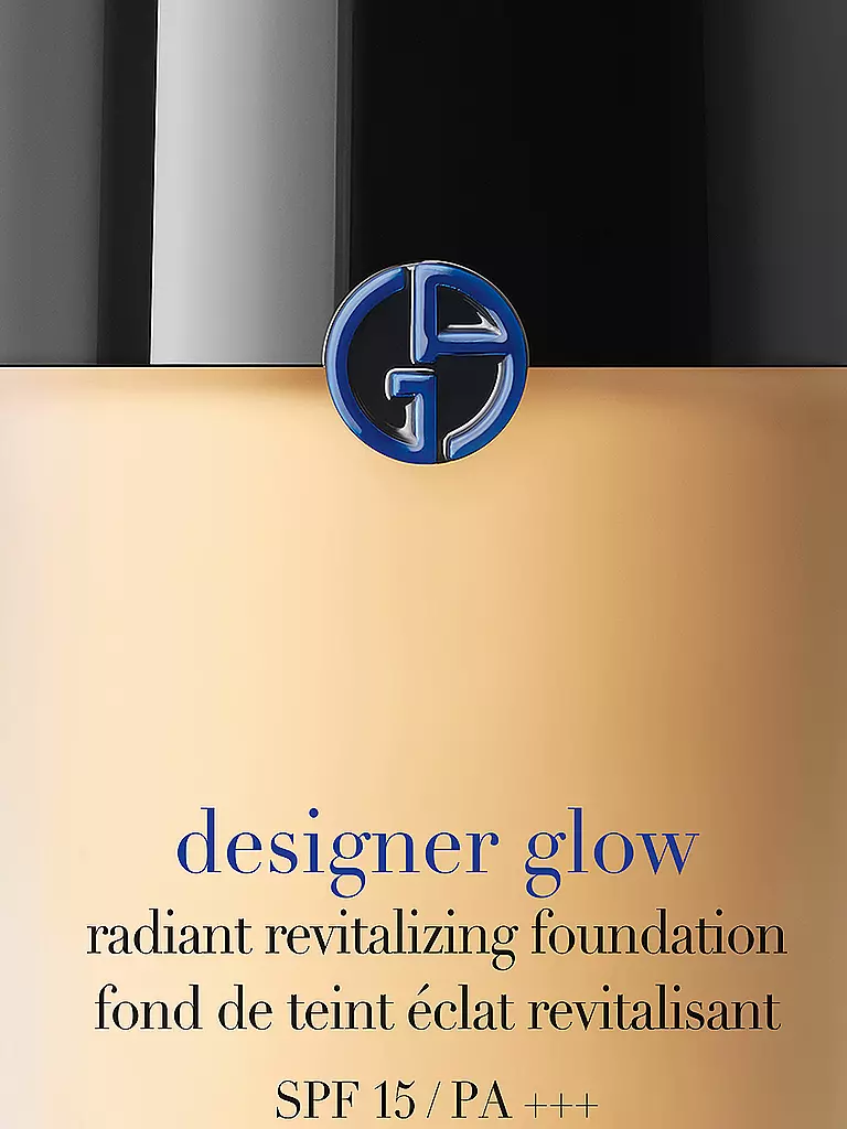 ARMANI COSMETICS | Base de maquillaje Designer Glow 30 ml FPS 20 (3) | Camel