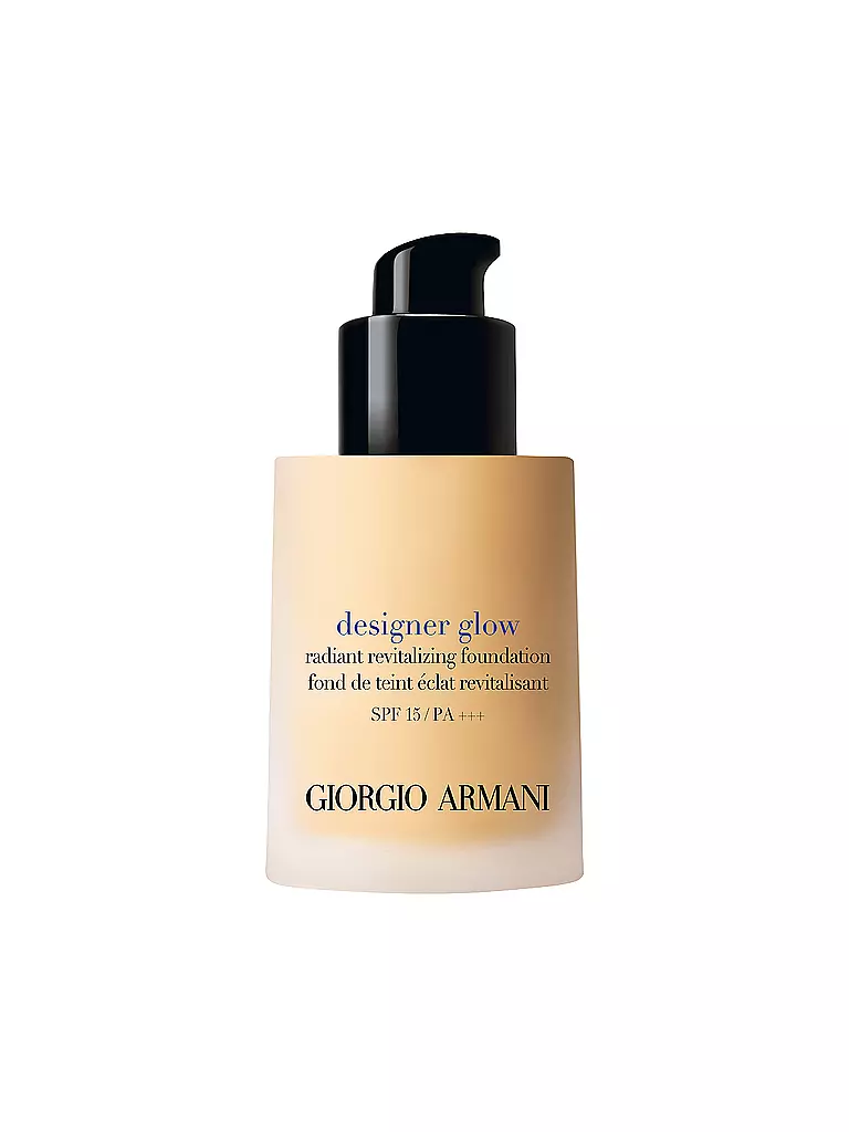 ARMANI COSMETICS | Base de maquillaje Designer Glow 30 ml FPS 20 (3) | Camel