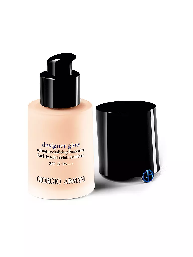 ARMANI COSMETICS | Base de maquillaje Designer Glow 30ml FPS 20 (2) | Beige