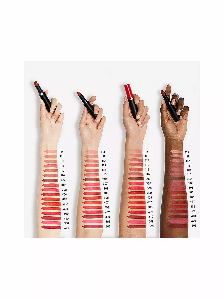 ARMANI COSMETICS | Lápiz labial - Lip Power Matte (410) | Rojo oscuro