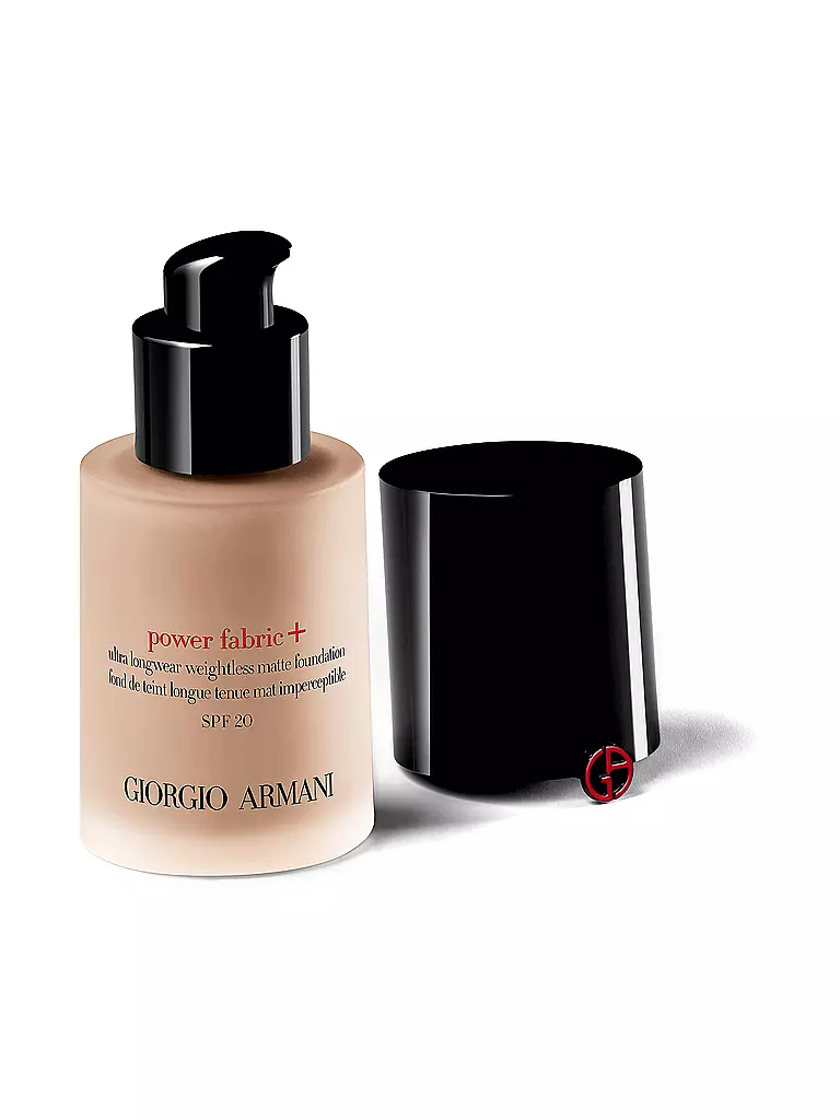 ARMANI COSMETICS | Power Fabric + Base de Maquillaje de Cobertura Total y Larga Duración ( 5.25 ) | Camel