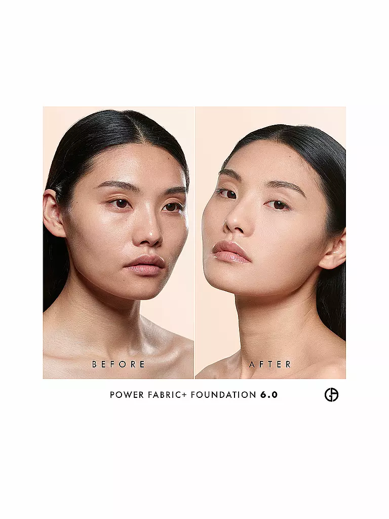 ARMANI COSMETICS | Power Fabric + Base de Maquillaje de Cobertura Total y Larga Duración (6) | braun