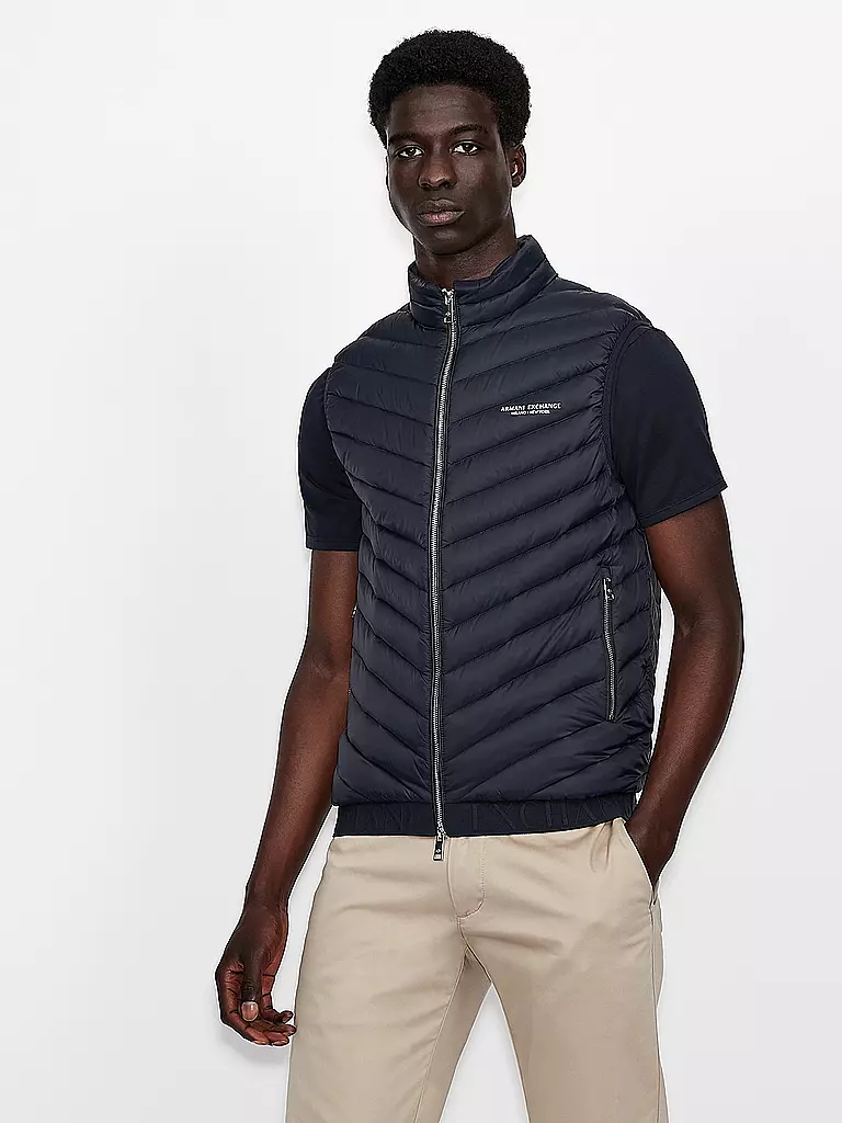 ARMANI EXCHANGE | Daunensteppgilet | Azul