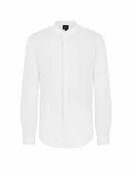 ARMANI EXCHANGE | Leinenhemd Regular Fit  | Blanco