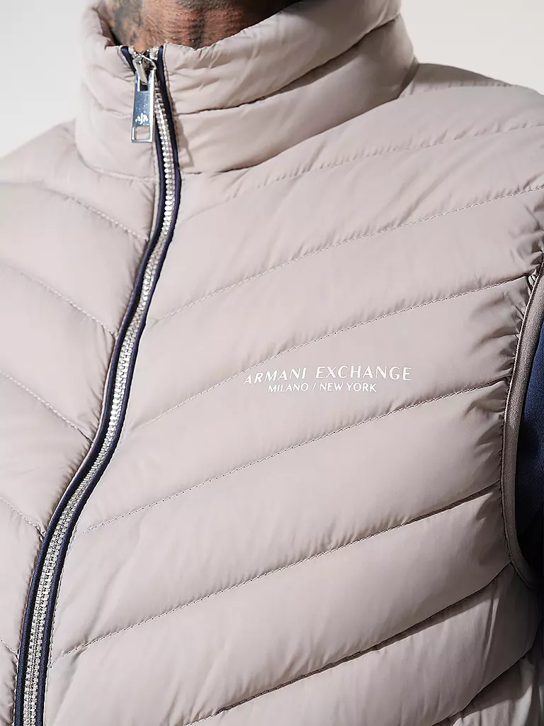 ARMANI EXCHANGE | Steppgilet | Beige