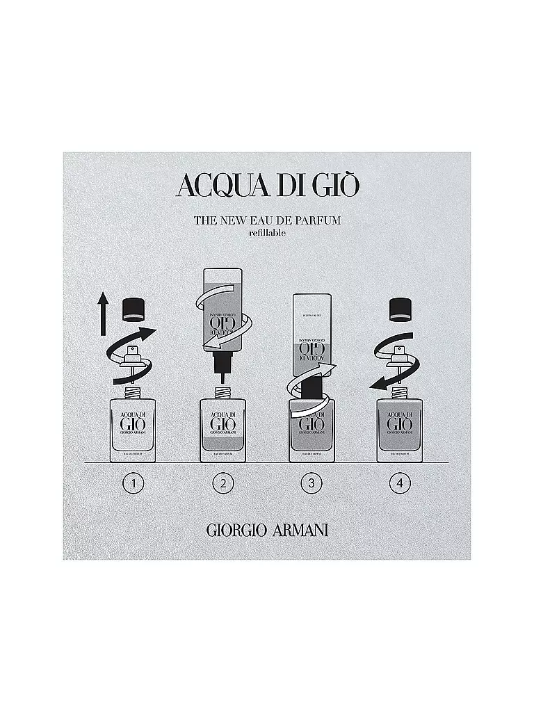 ARMANI | Acqua di Giò Eau de Parfum 50ml Recargable | Sin color