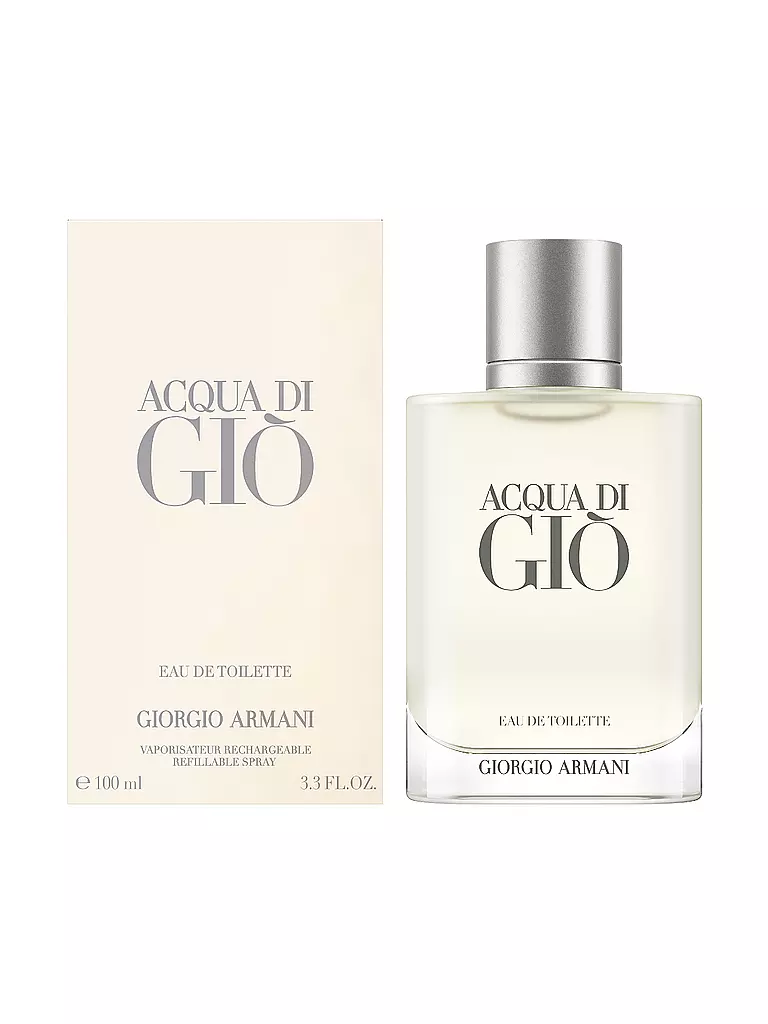 ARMANI | Acqua di Giò Homme Eau de Toilette 100ml Nachfüllbar | Sin color