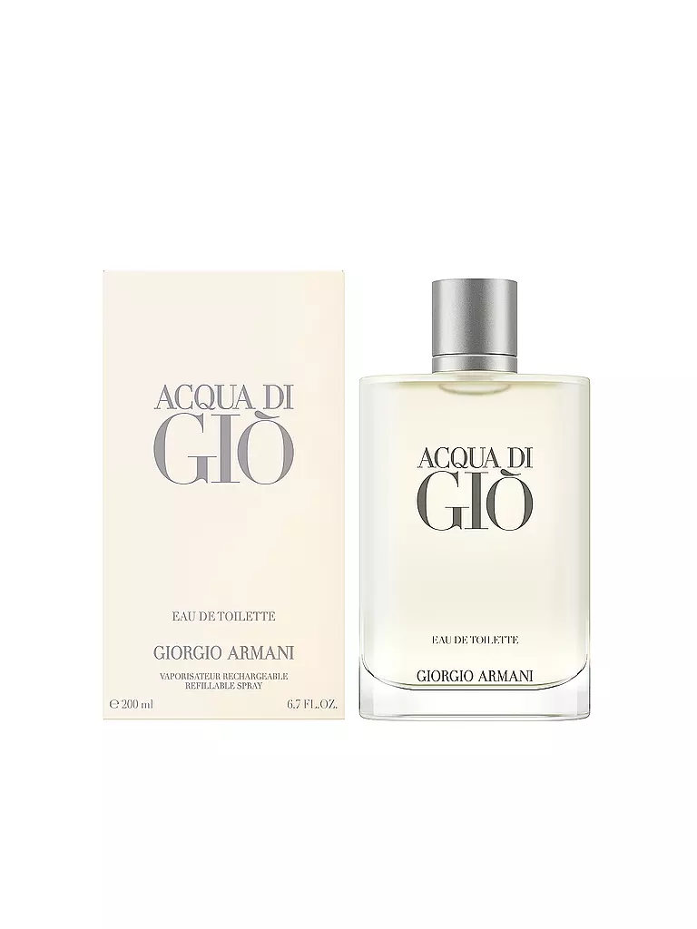 ARMANI | Acqua di Giò Homme Eau de Toilette 200ml Nachfüllbar | Sin color