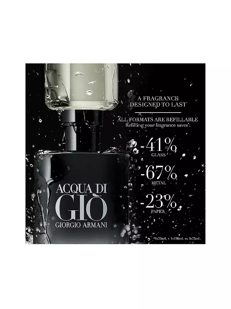 ARMANI | Acqua di Giò Parfum 150ml Frasco de recarga | 