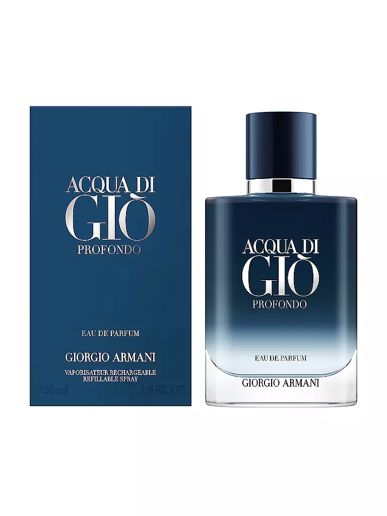 ARMANI | Acqua di Giò Profondo Eau de Parfum 50ml Recargable | Sin color