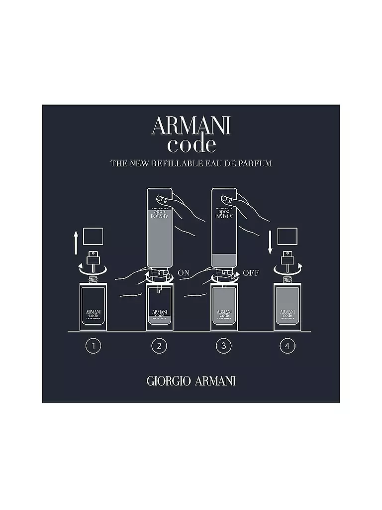 ARMANI | Code Eau de Parfum 125ml Recargable | 