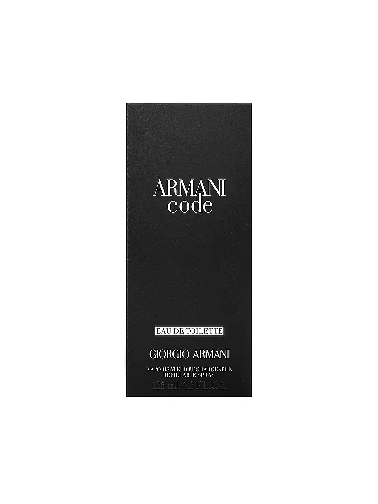ARMANI | Code Eau de Toilette 125ml Recargable | Sin color
