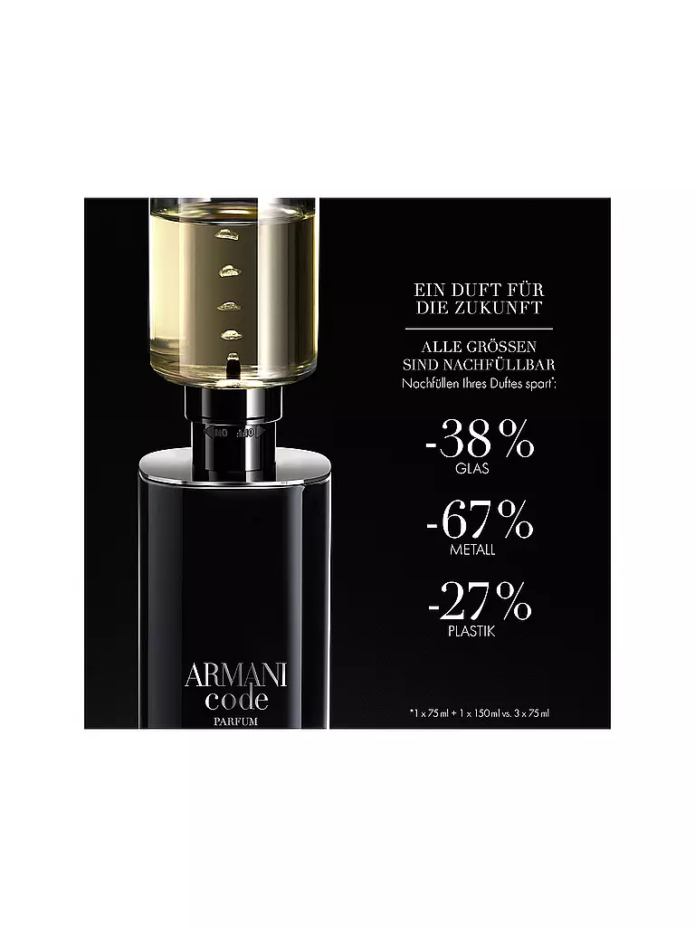 ARMANI | Code Parfum 125 ml Recargable | Sin color