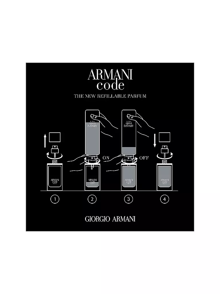 ARMANI | Code Parfum 125 ml Recargable | Sin color