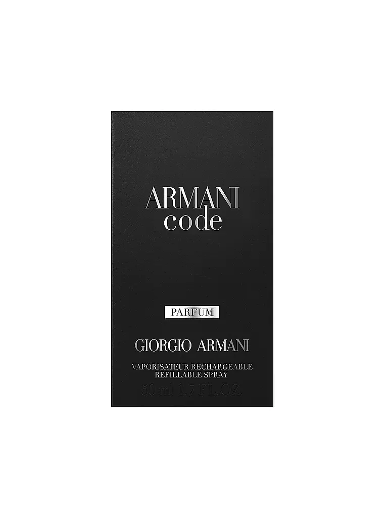 ARMANI | Code Parfum 50 ml Recargable | Sin color