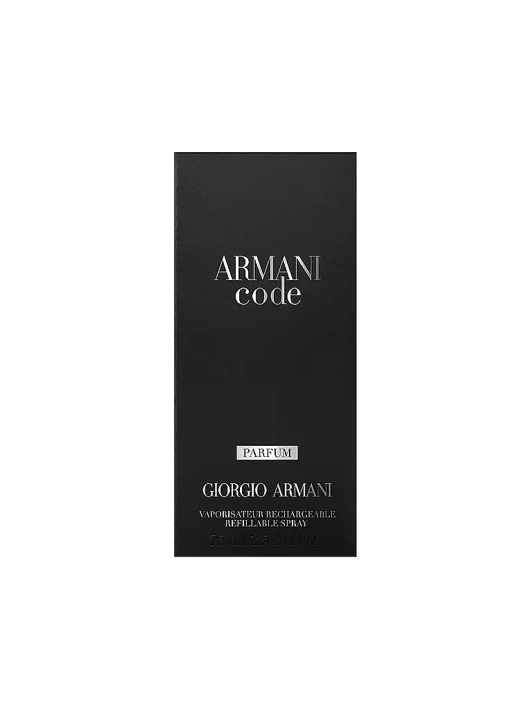 ARMANI | Code Parfum 75 ml Recargable | Sin color