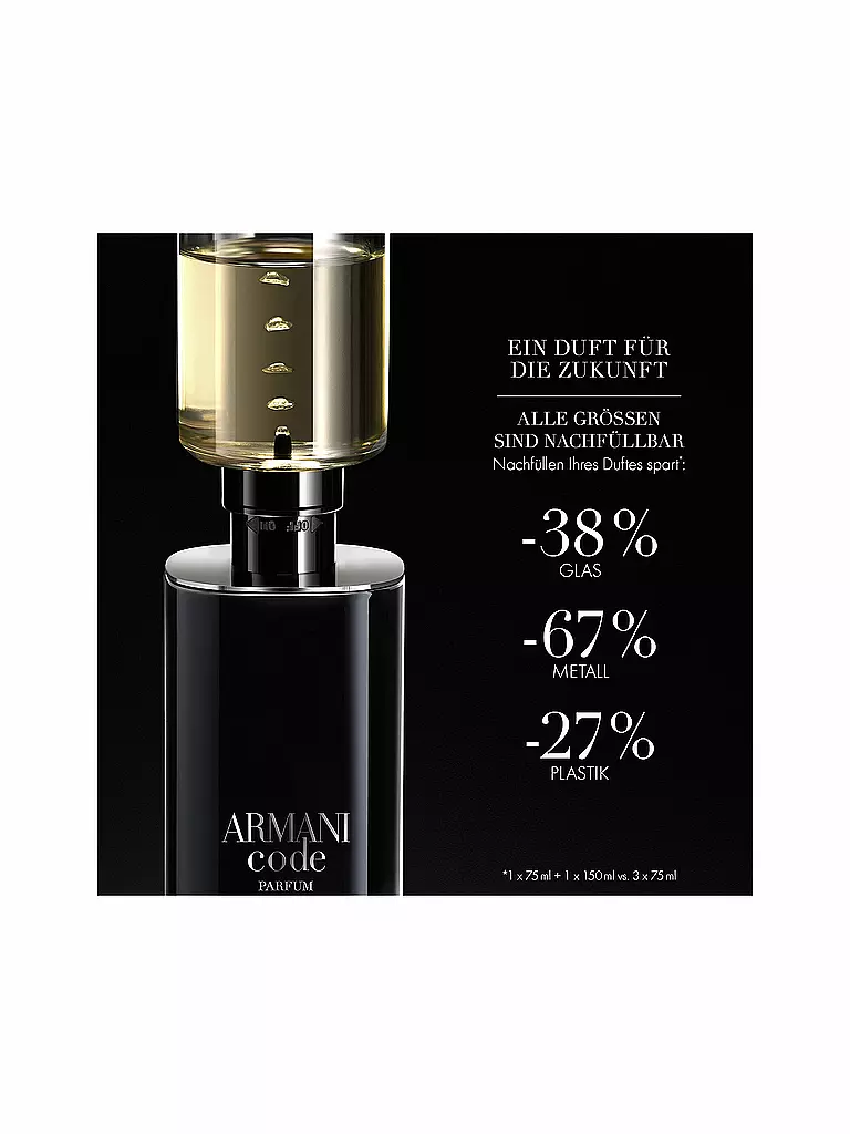 ARMANI | Code Parfum Frasco de recarga de 150 ml | Sin color