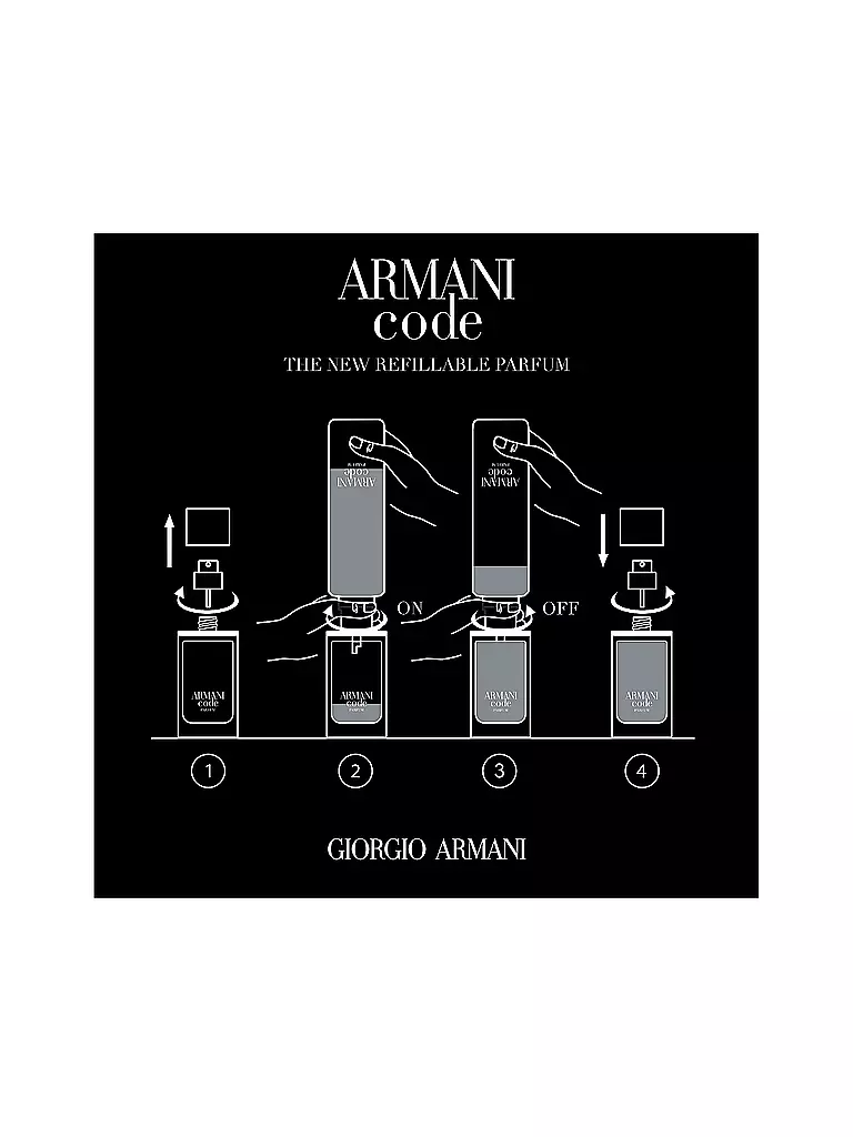 ARMANI | Code Parfum Frasco de recarga de 150 ml | Sin color