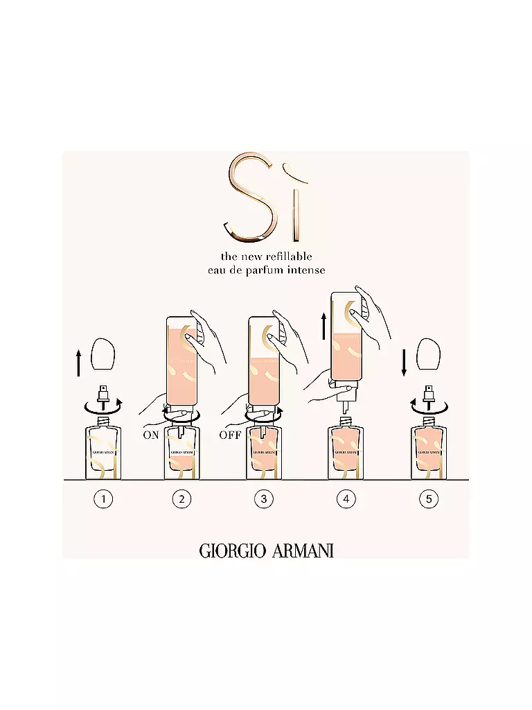 ARMANI | Si Intense Eau de Parfum 30ml Recargable | Sin color