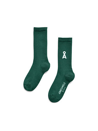ARMEDANGELS | Calcetines SAAMUS BOLD verde esmeralda
