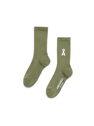 ARMEDANGELS | Calcetines SAAMUS verde militar