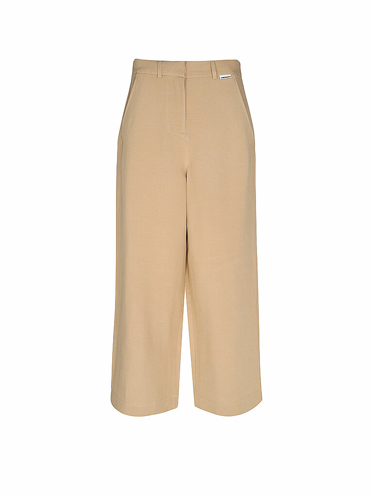 Pantalón de vestir 7/8 CAARUNUS camel XS