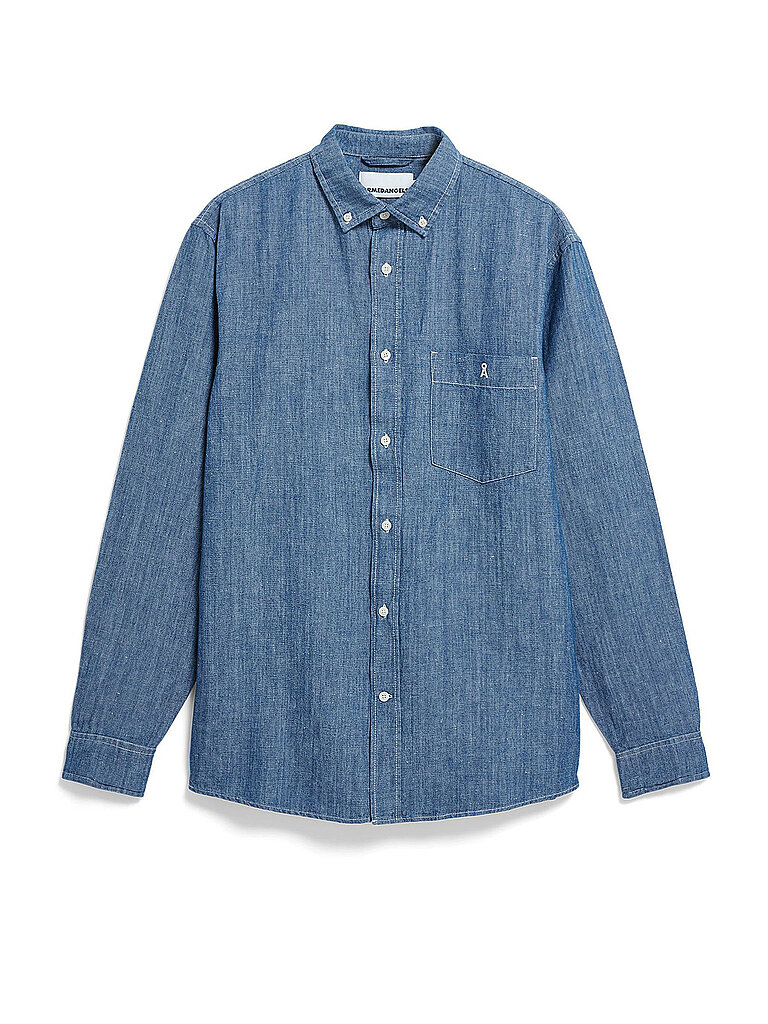 Armedangels Camisa vaquera azul M