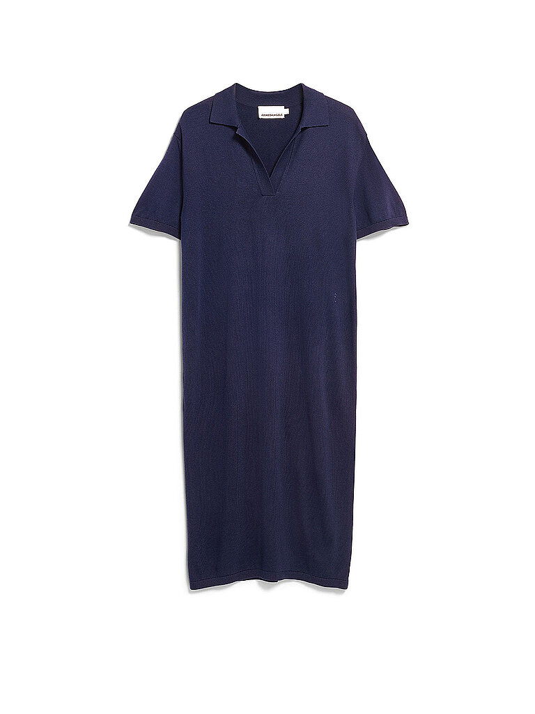 Midikleid azul oscuro XS