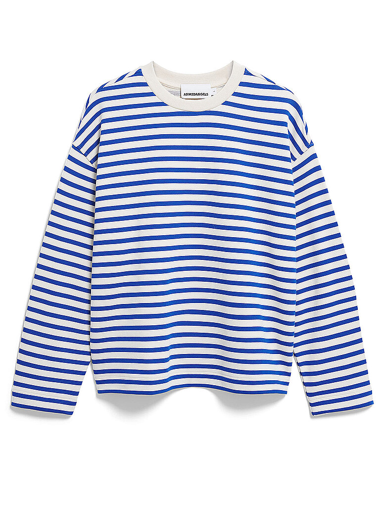 Armedangels Suéter Oversized Fit FRANKAA STRIPES crema