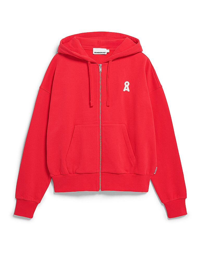 Sudadera con cremallera RIXAMAA rojo S