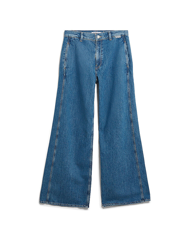Jeans de pierna ancha azul 27/L32