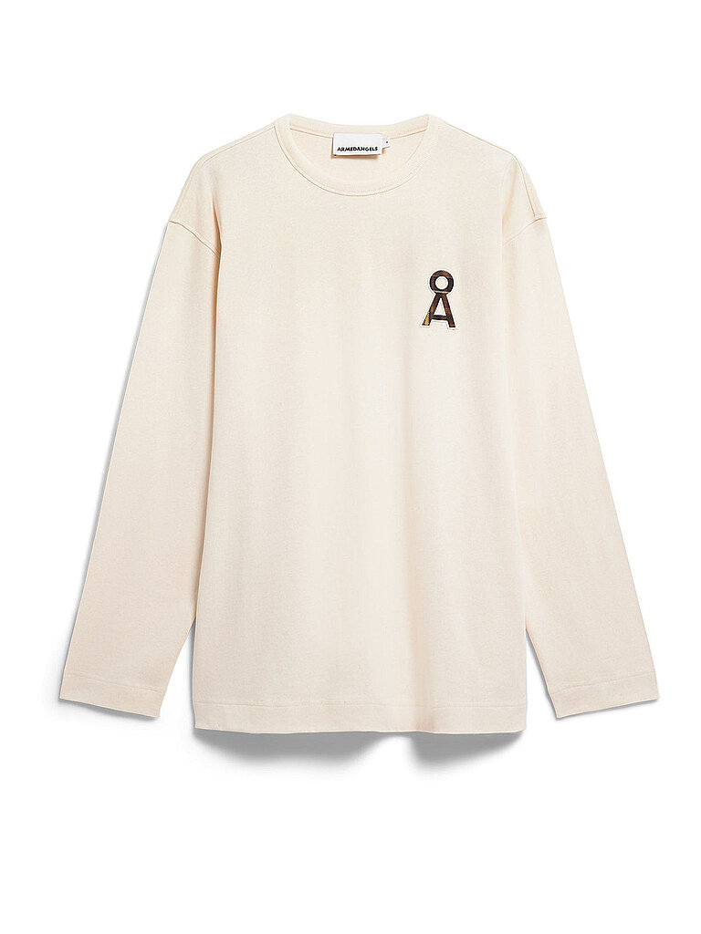 Armedangels Camiseta de manga larga MAARKOS crema