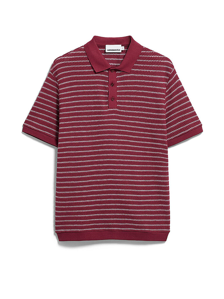Armedangels Poloshirt MAARIO rojo