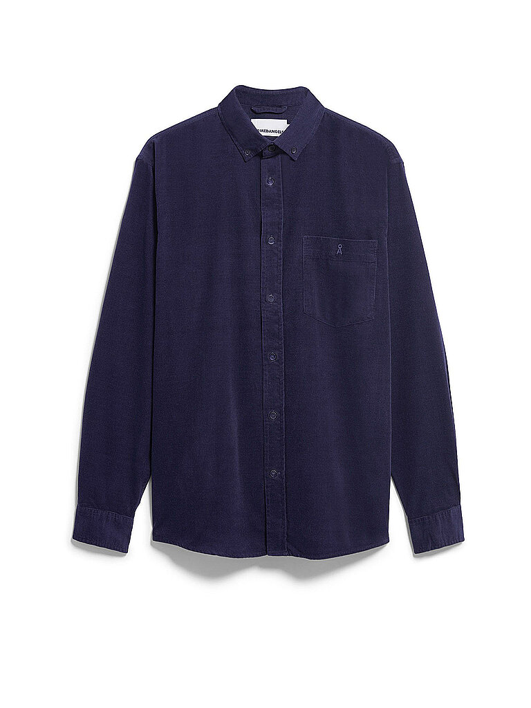 Armedangels Camisa de pana Relaxed Fit azul