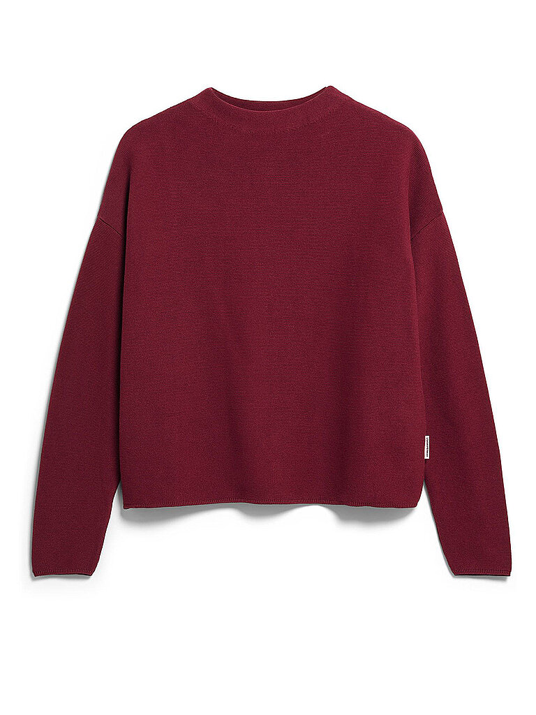 Armedangels Jersey MERINAA rojo oscuro