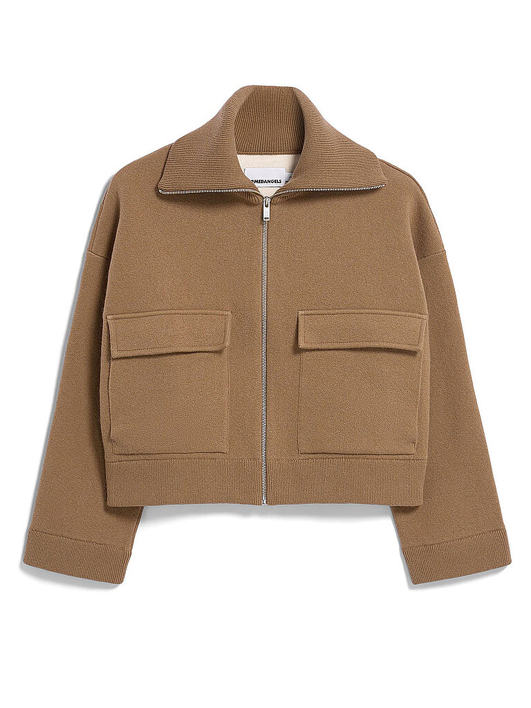 Armedangels Chaqueta COTTON-WOOL camel