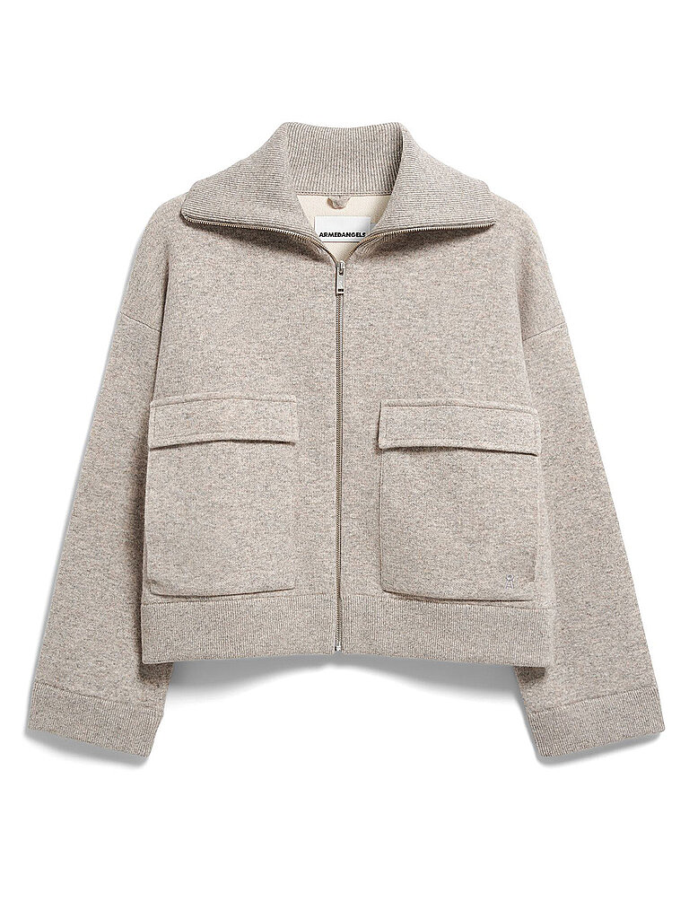 Armedangels Chaqueta COTTON-WOOL gris claro