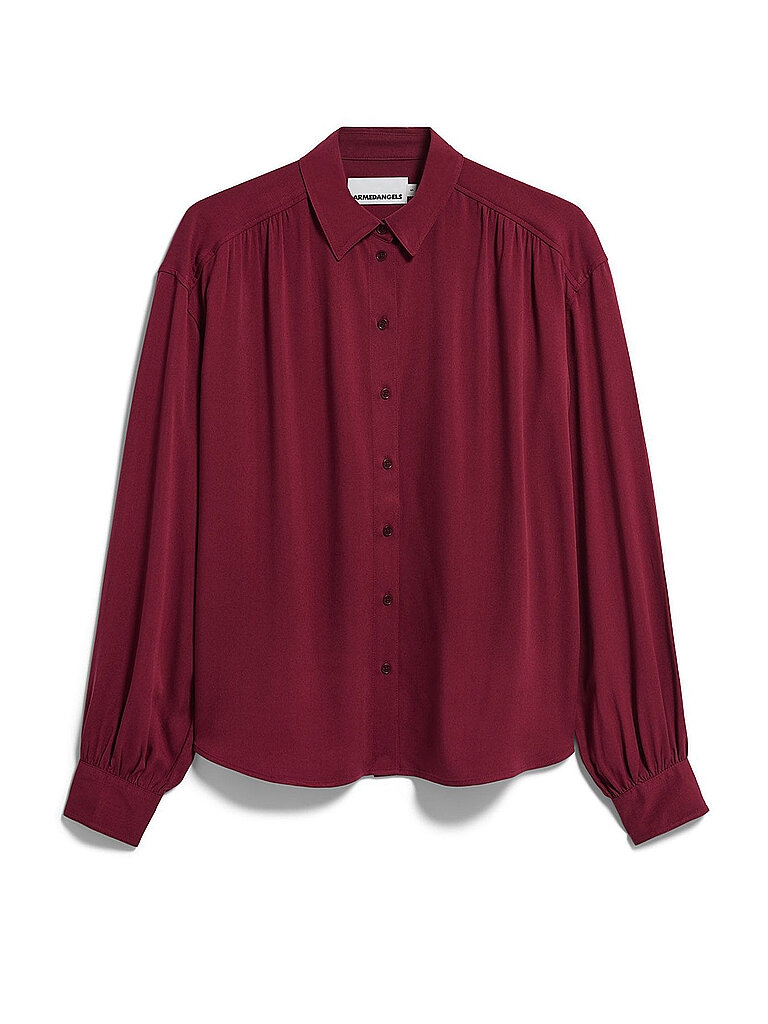Armedangels Blusa EFINARAA rojo oscuro