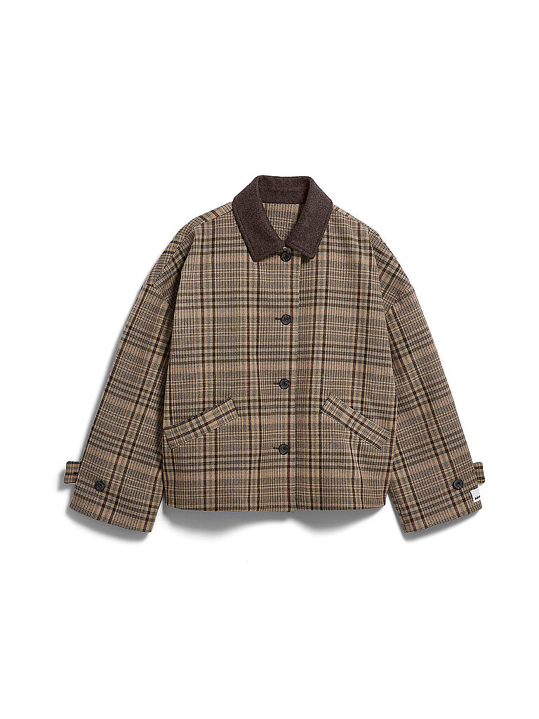 Armedangels Wolljacke BARN marrón claro