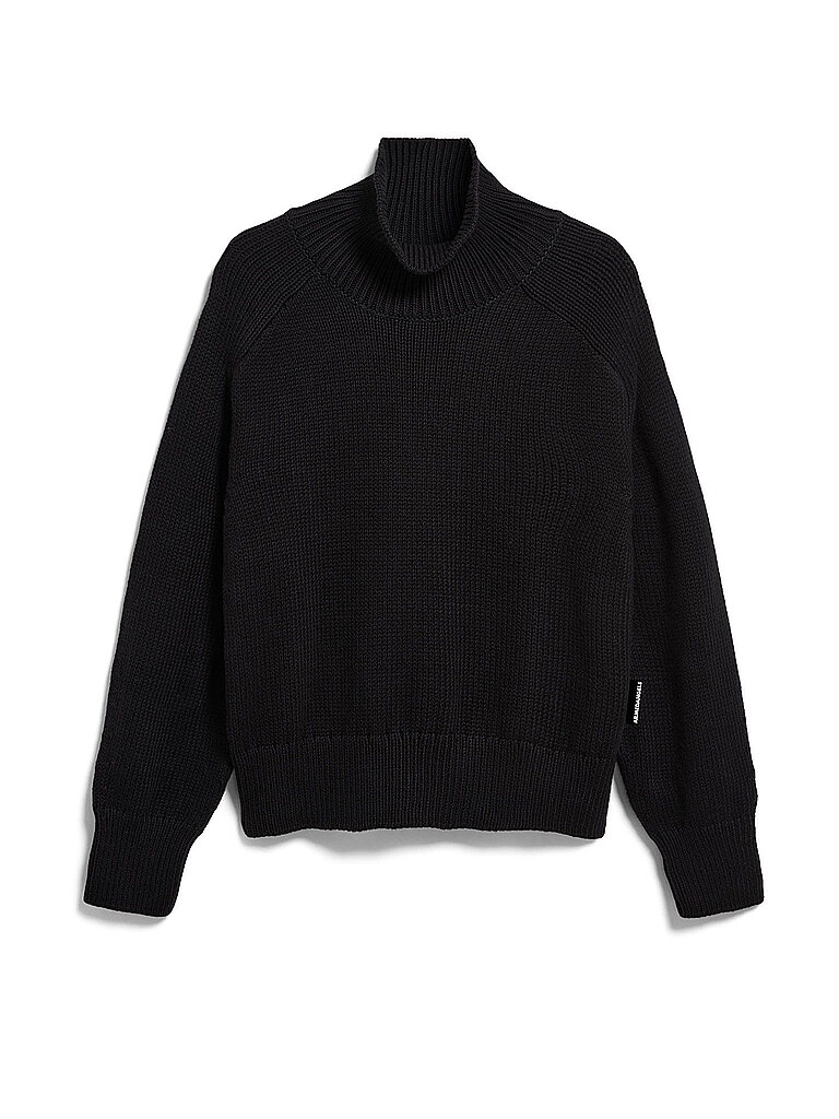 Armedangels Jersey de cuello alto negro