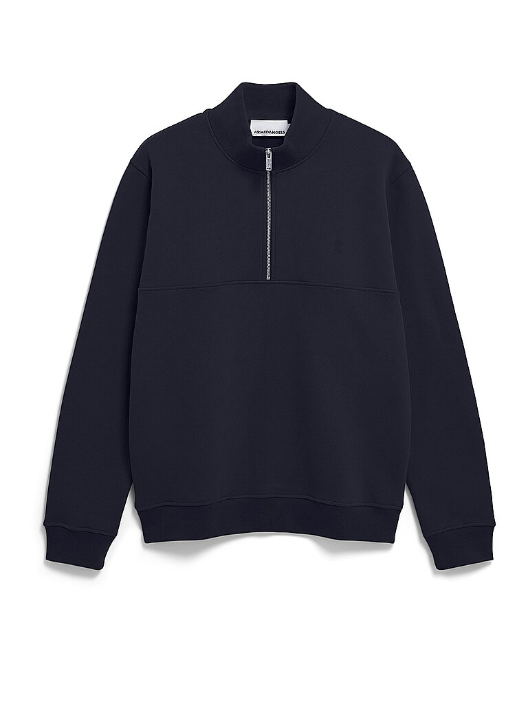 Armedangels Troyer Sweater azul oscuro