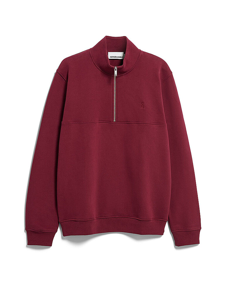 Armedangels Troyer Sweater rojo
