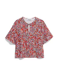 ARMEDANGELS | Blusa ANDRIKAA MOSAIC | Rojo