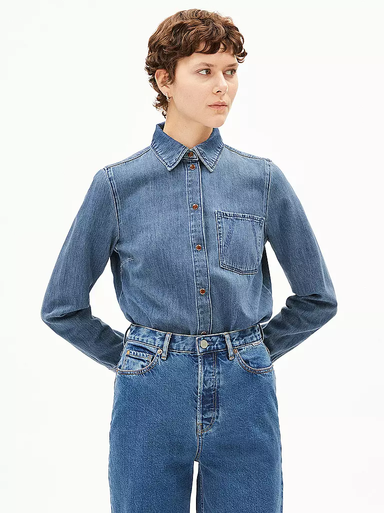 ARMEDANGELS | Blusa vaquera AURELAA | Azul