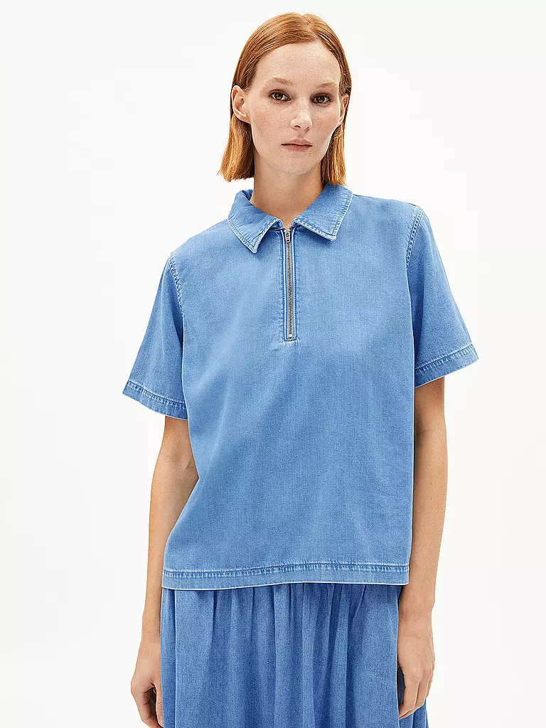 ARMEDANGELS | Blusa vaquera CINZIAA | Azul claro