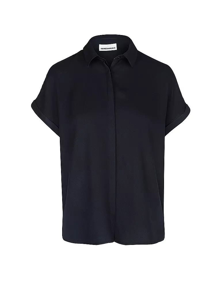 ARMEDANGELS | Bluse ZONJAA | Azul oscuro