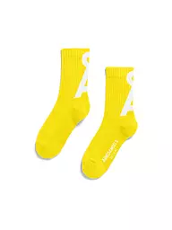 ARMEDANGELS | Calcetines SAAMUS blanco-azul dinamo | Amarillo
