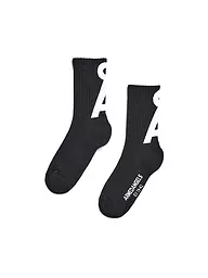 ARMEDANGELS | Calcetines SAAMUS blanco-azul dinamo | Negro