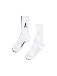 ARMEDANGELS | Calcetines SAAMUS BOLD light sage | Blanco