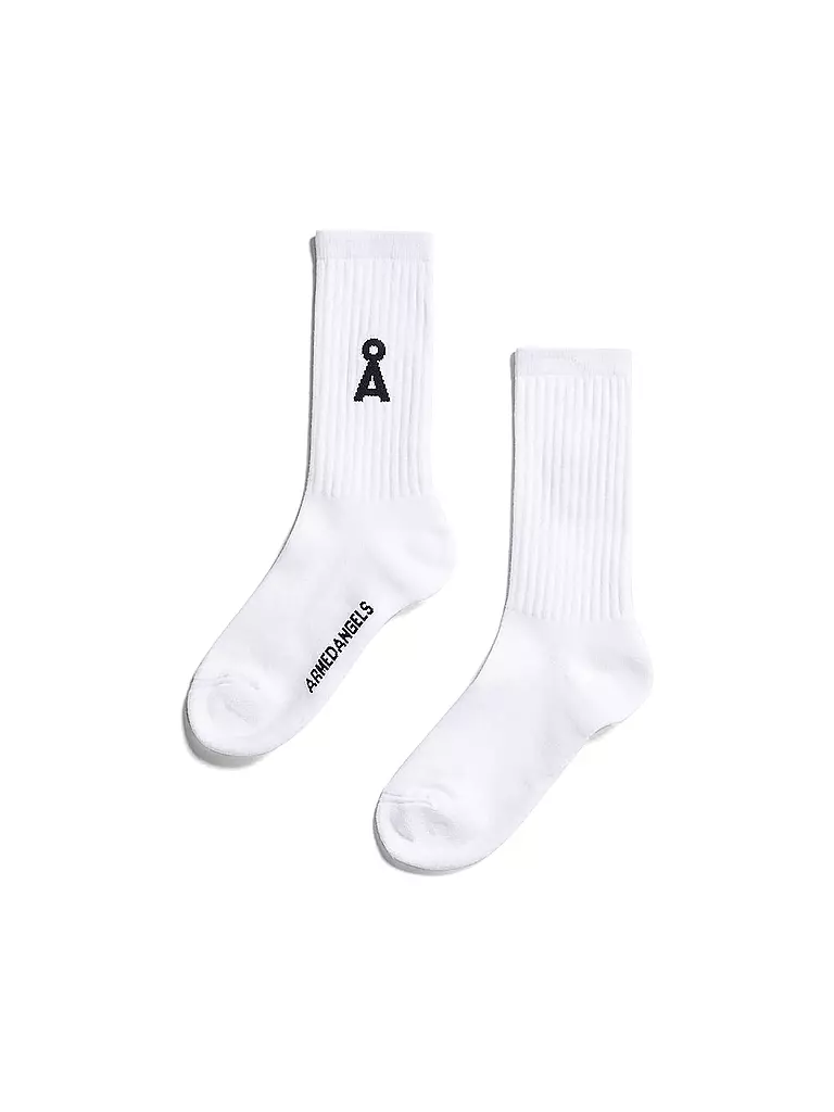 ARMEDANGELS | Calcetines SAAMUS BOLD blancos | Blanco